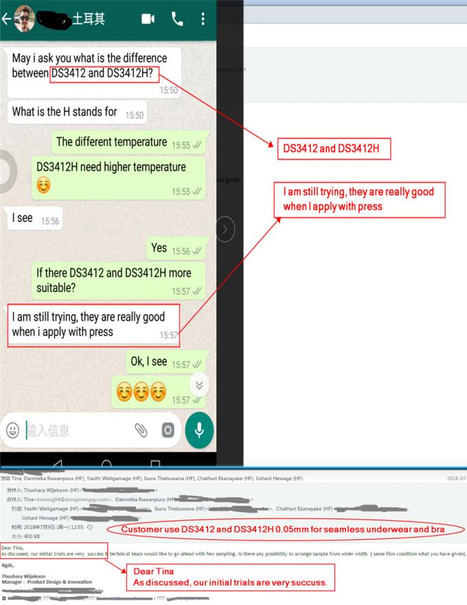 Sisli Şeffaf Polyurethane Yapışkan Film Cep Telefonları İçin Plastik TPU Film 4